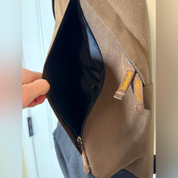 Timberland Brown and Black Canvas Backpack - Picture 9 of 10